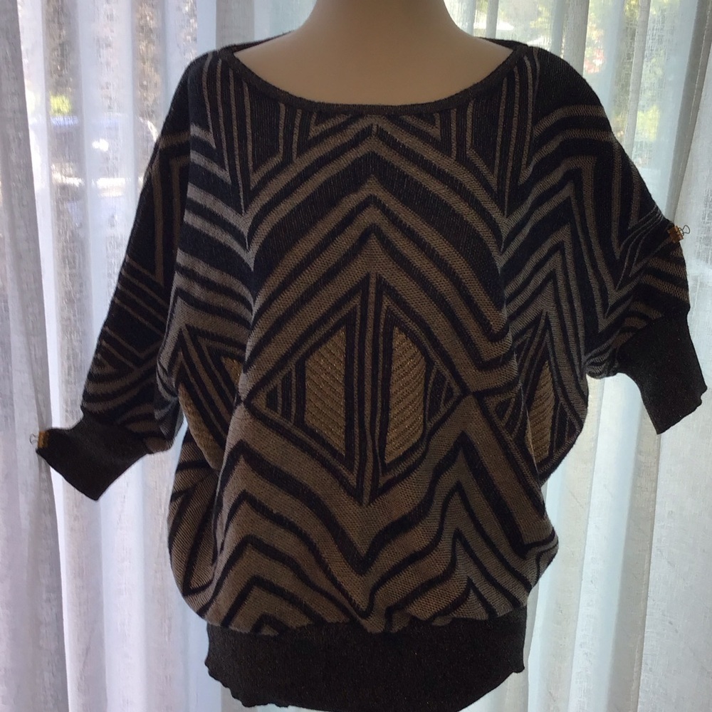 Chic Chevron Knit Sweater